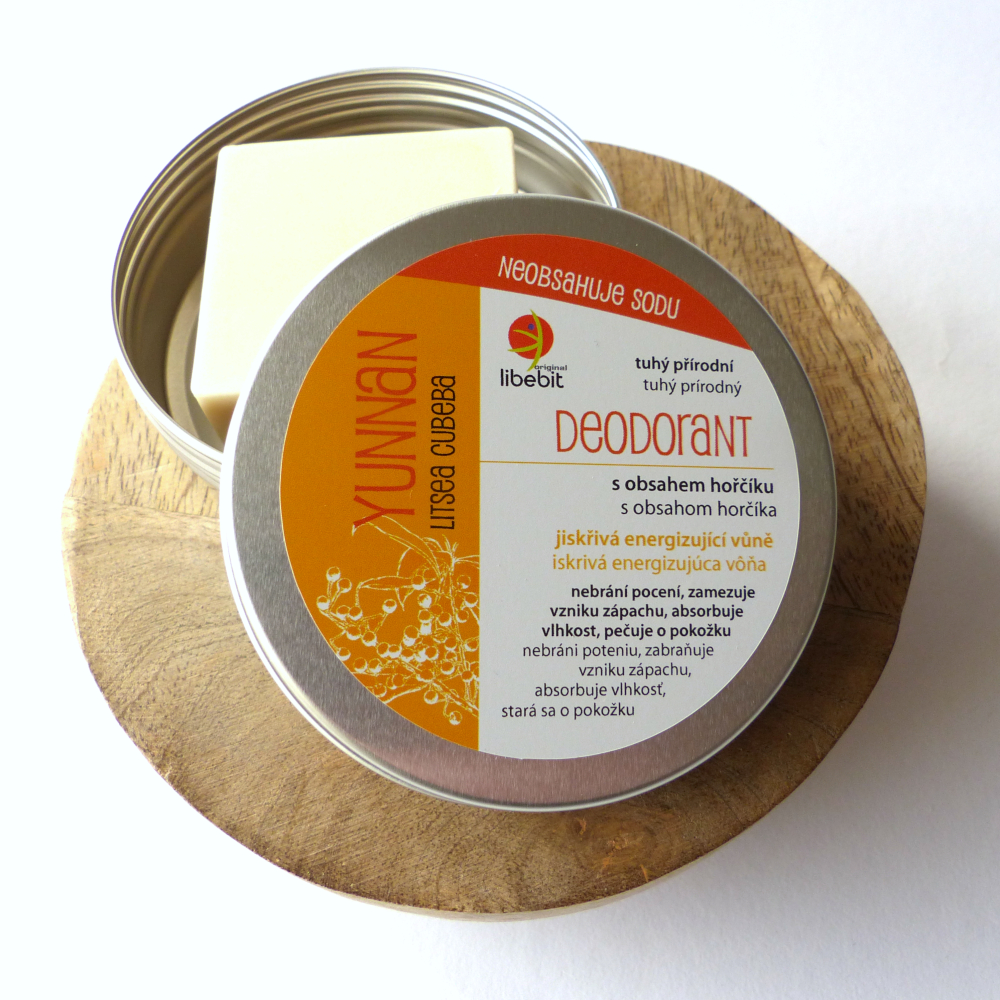 Tuhý přírodní deodorant YUNNAN v plechu