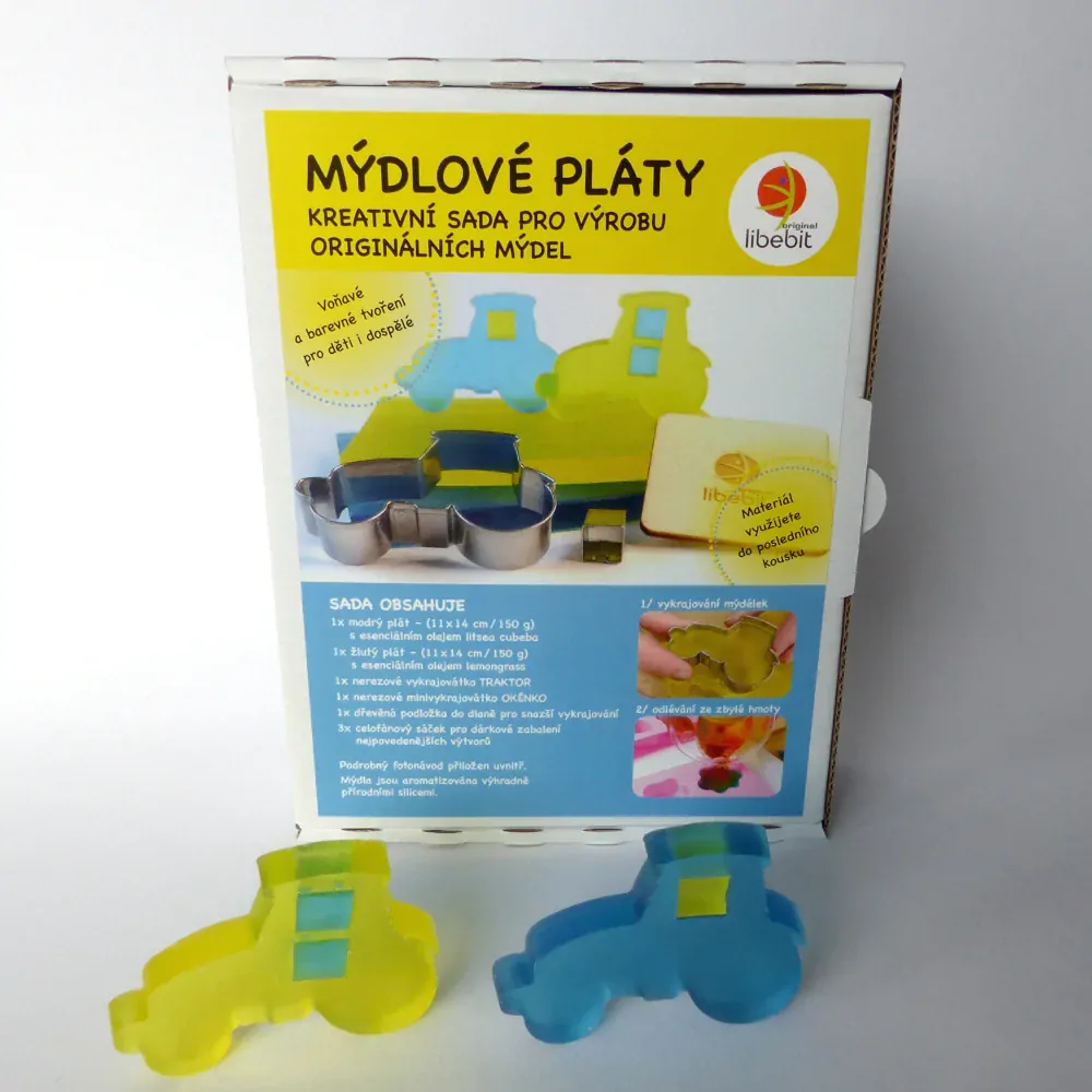 Kreativní sada mýdlové pláty_malá_TRAKTOR