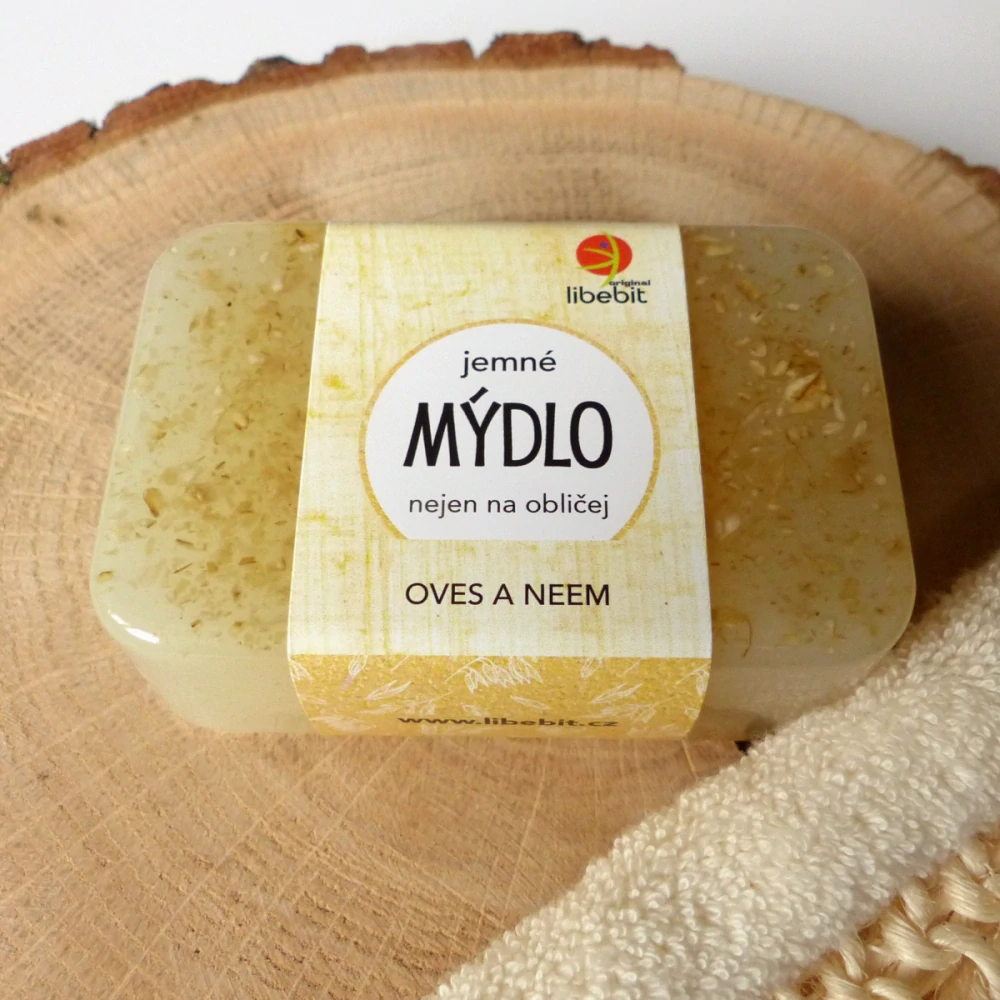Jemné mýdlo OVES a NEEM